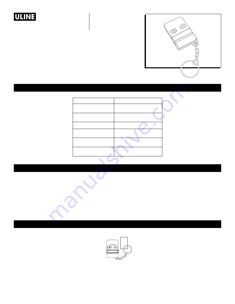 U-Line H-2051 Manual Download Page 5