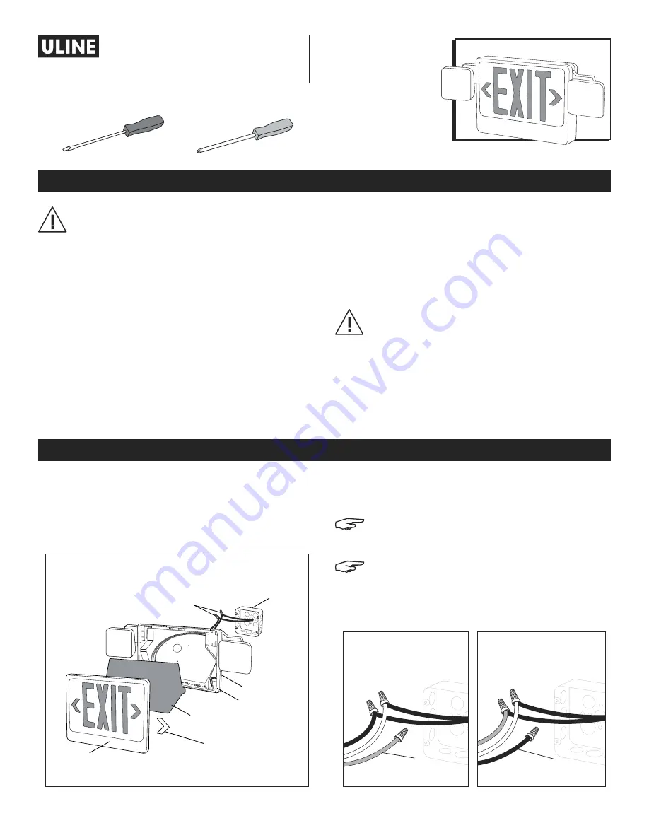 U-Line H-6509 Quick Start Manual Download Page 4