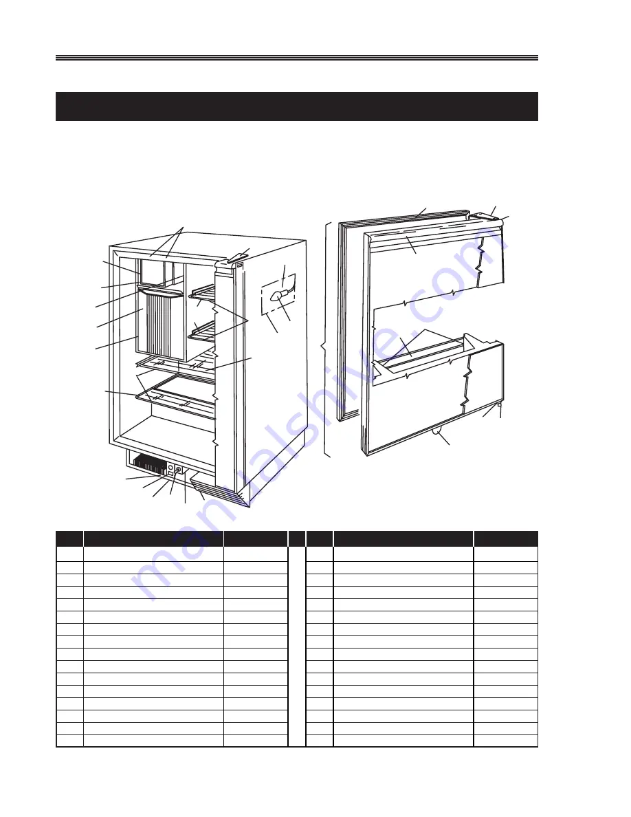 U-Line Origins Series Service And Parts Manual Download Page 44