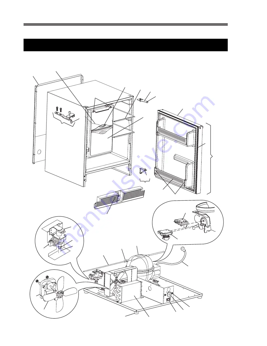 U-Line Origins Series Service And Parts Manual Download Page 56