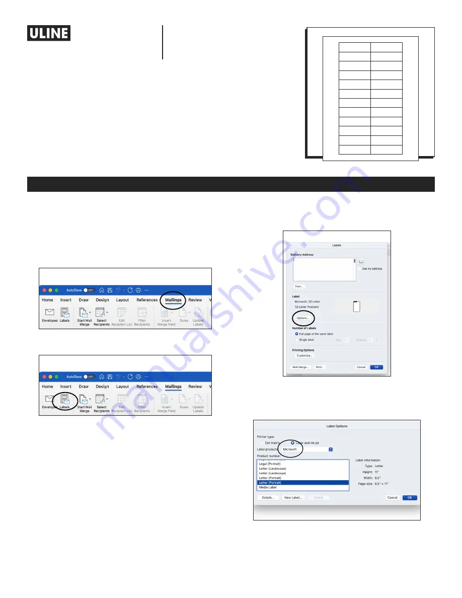 U-Line S-21114 Quick Start Manual Download Page 5