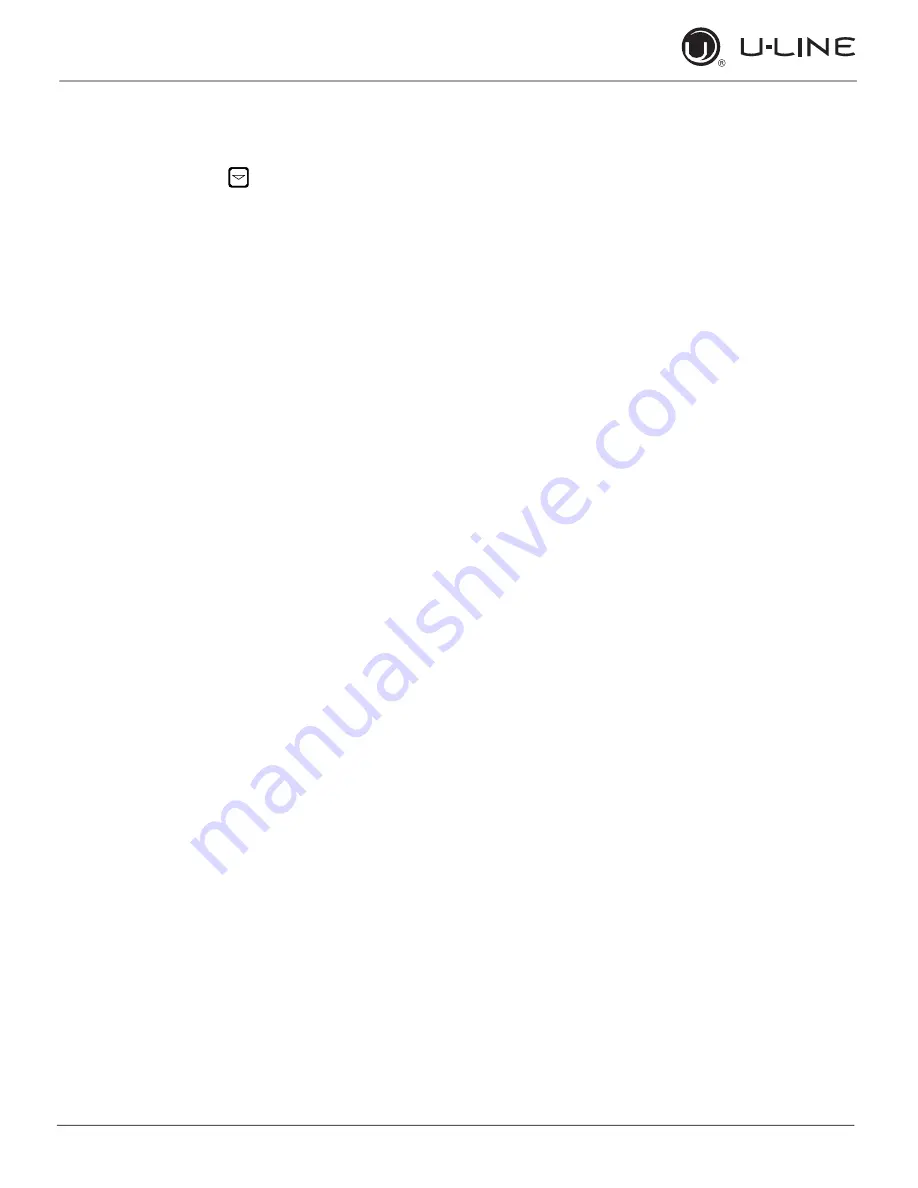 U-Line SUHBV124-SG01A User Manual & Service Manual Download Page 17