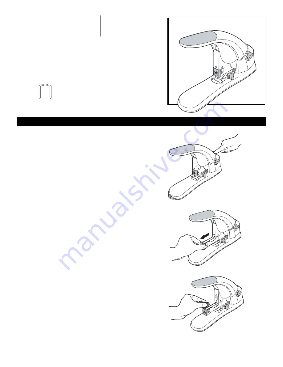 U-Line Swingline Light Touch H-2323 Operation Download Page 1