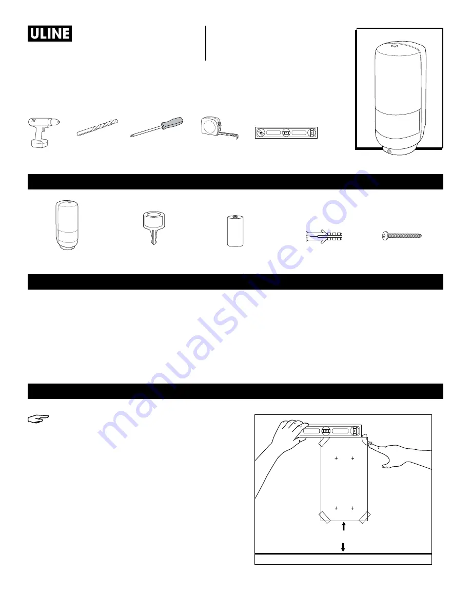 U-Line TORK H-5808 Скачать руководство пользователя страница 1