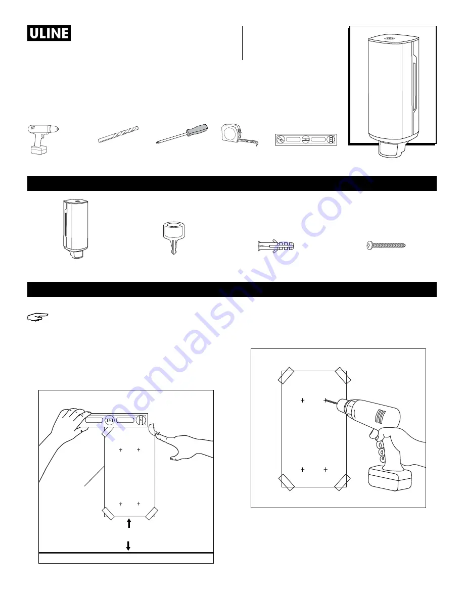 U-Line TORK H-7858 Quick Start Manual Download Page 9