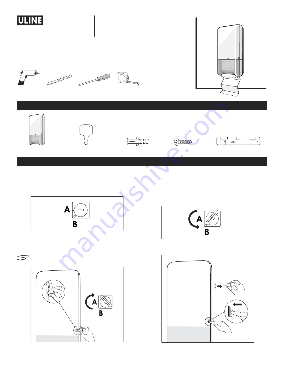 U-Line TORK PEAKSERVE H-9385 Скачать руководство пользователя страница 4