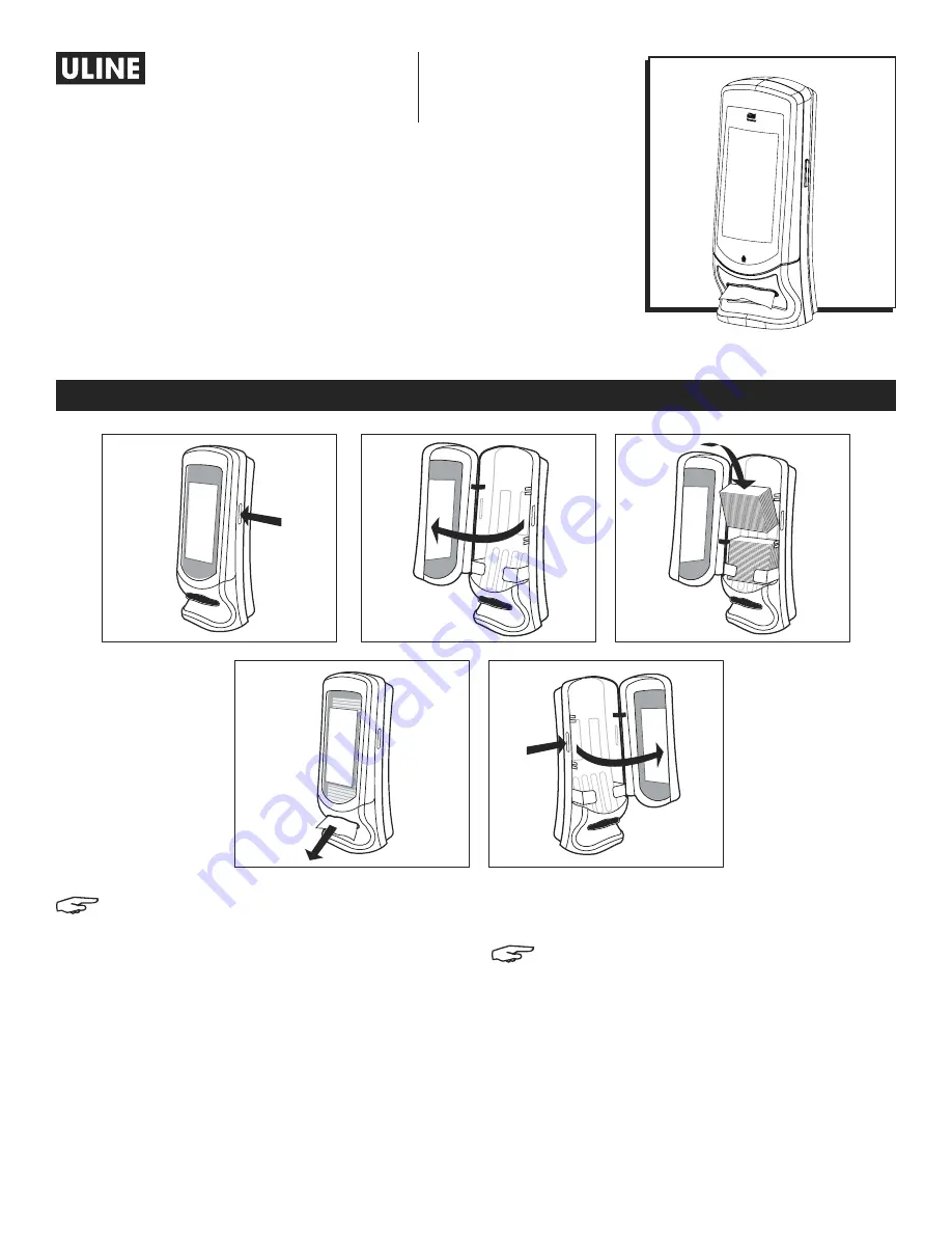 U-Line TORK XPPESSNAP Quick Start Manual Download Page 5