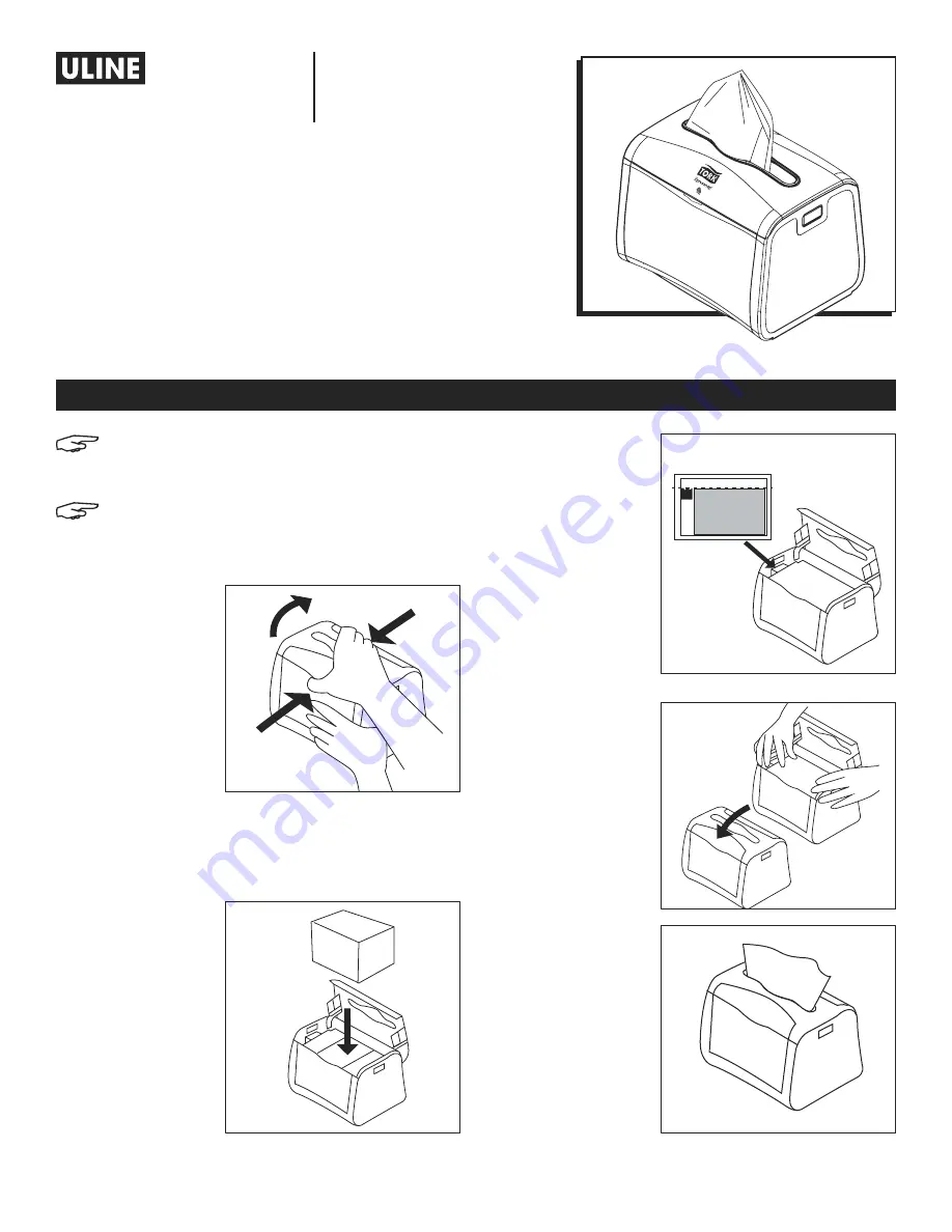 U-Line TORK XPRESSNAP H-4580 Instruction Manual Download Page 1