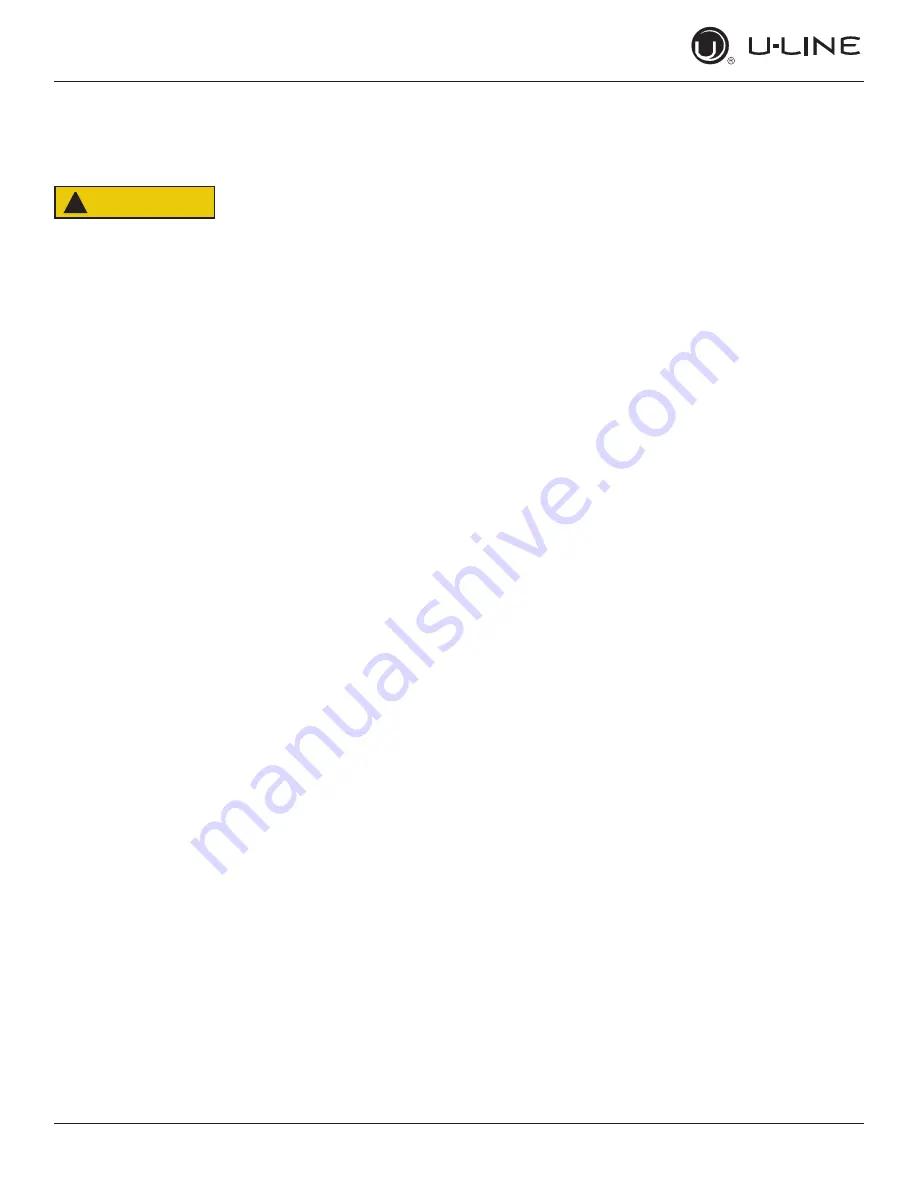 U-Line U-1224KEGRSOD-00A User Manual & Service Manual Download Page 39