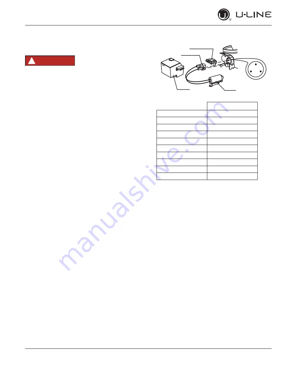 U-Line U-2224RS-00B User Manual & Service Manual Download Page 41