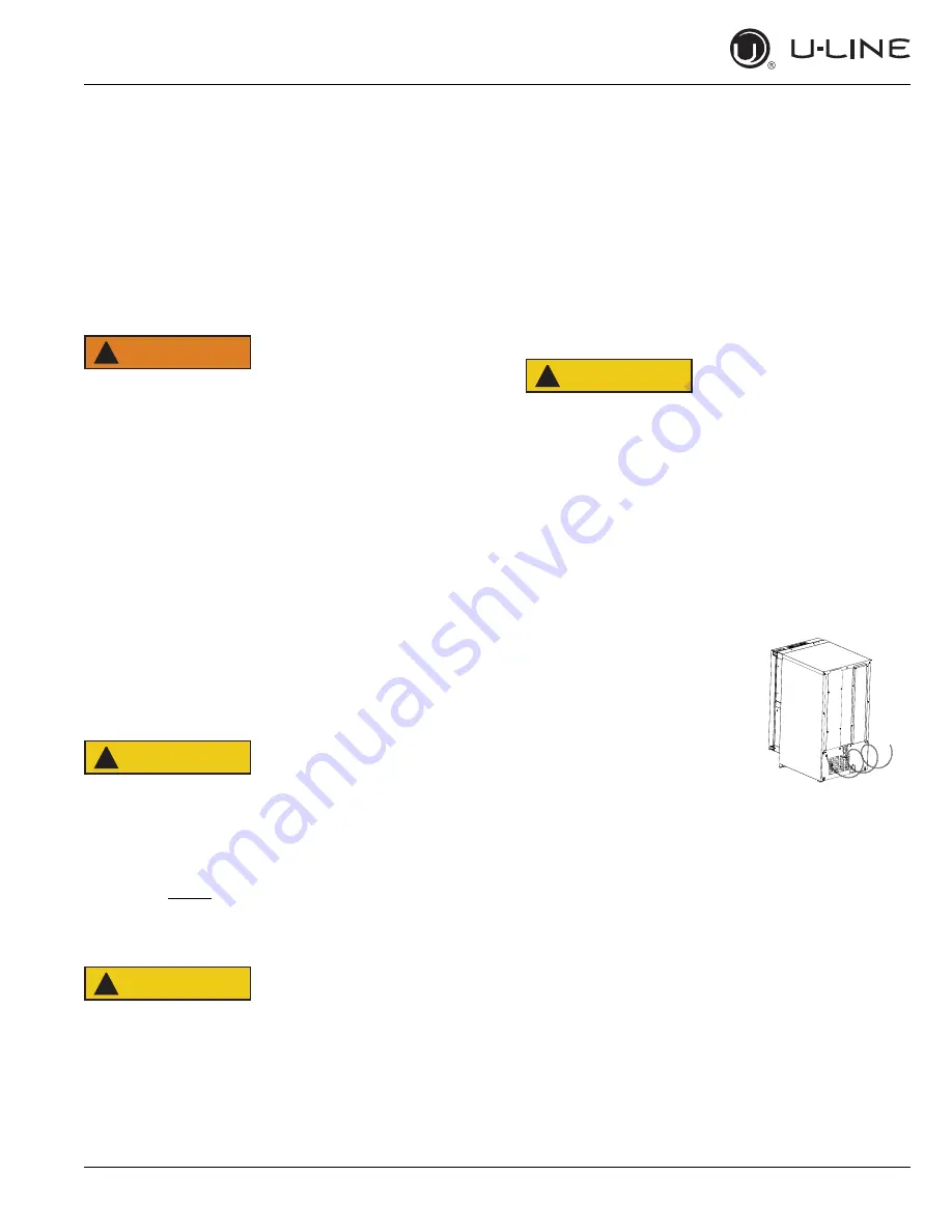 U-Line U-CLR1215S-00A Quick Start Manual Download Page 6