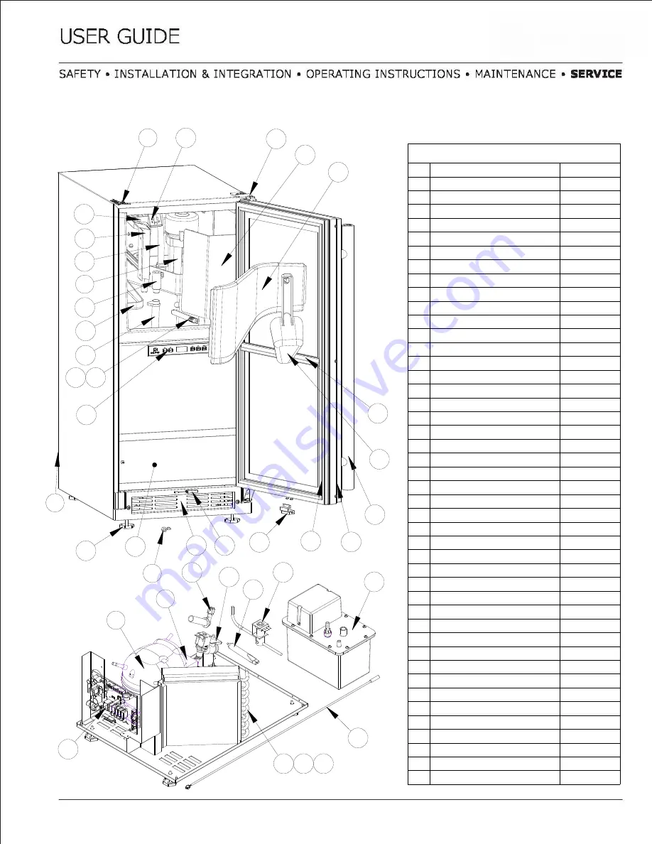 U-Line U-CLR1215SOD-40B Скачать руководство пользователя страница 35