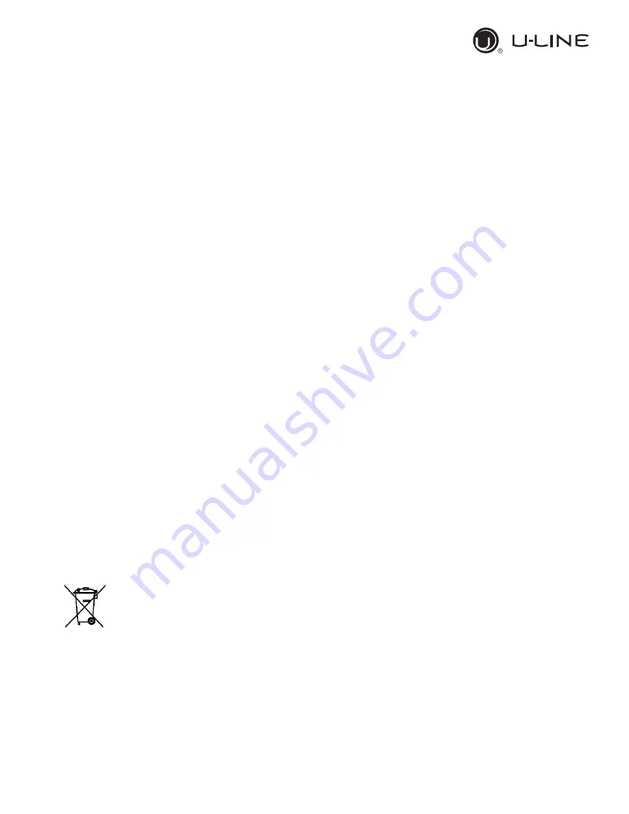 U-Line UCFZ527-SS31A User Manual Download Page 47