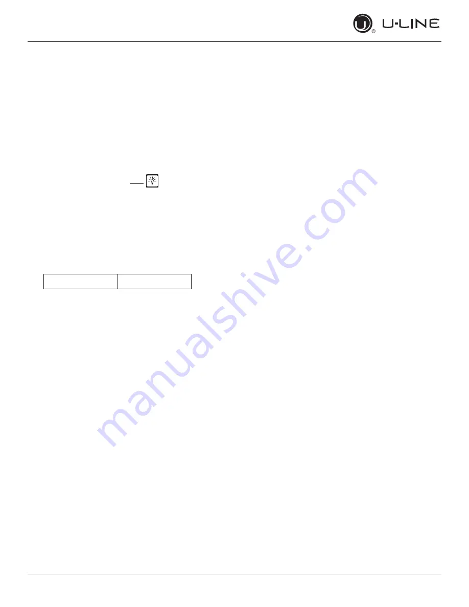 U-Line UCRE518 User Manual & Service Manual Download Page 43