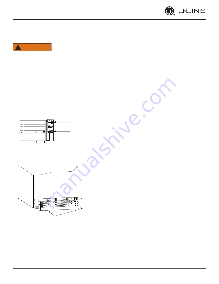 U-Line UHCR115SS01B User Manual & Service Manual Download Page 14