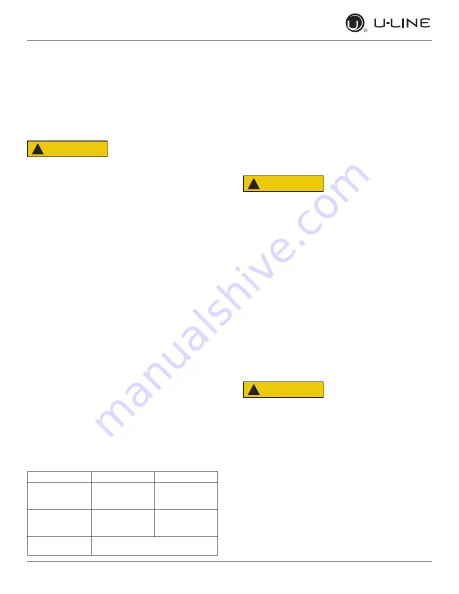 U-Line UHNP115SS01B Скачать руководство пользователя страница 10