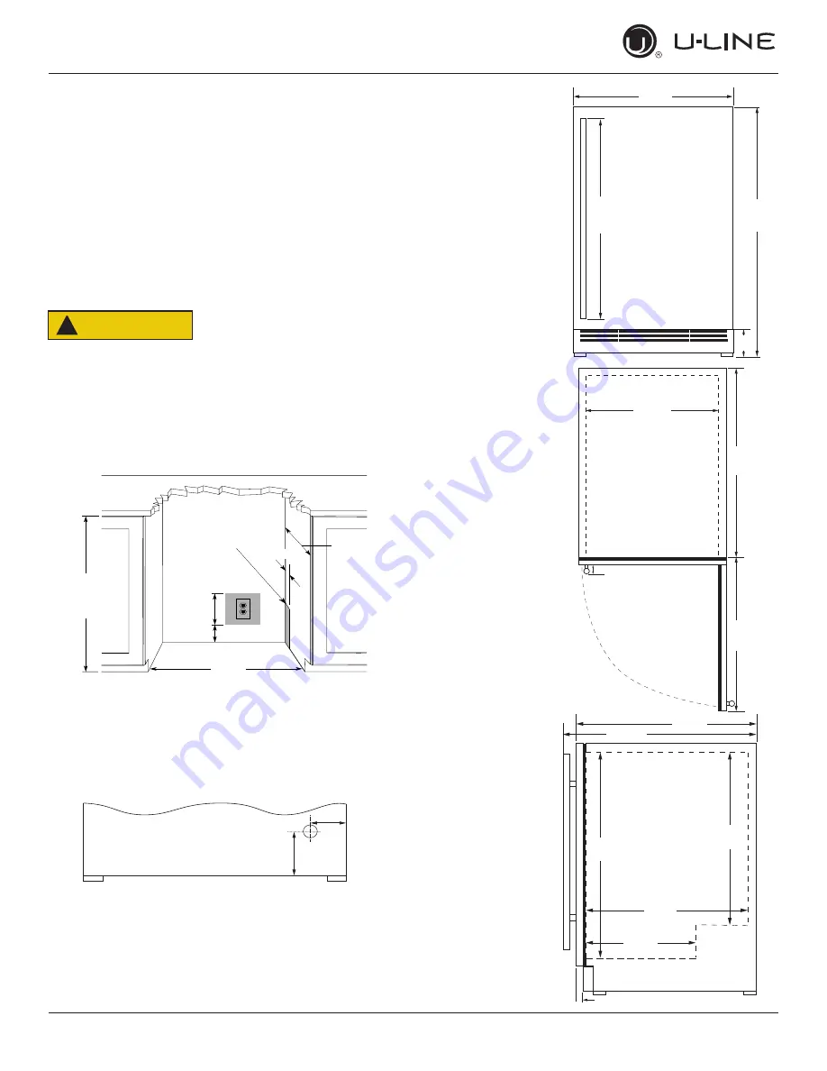 U-Line UHRE124-BS81A User Manual & Service Manual Download Page 8