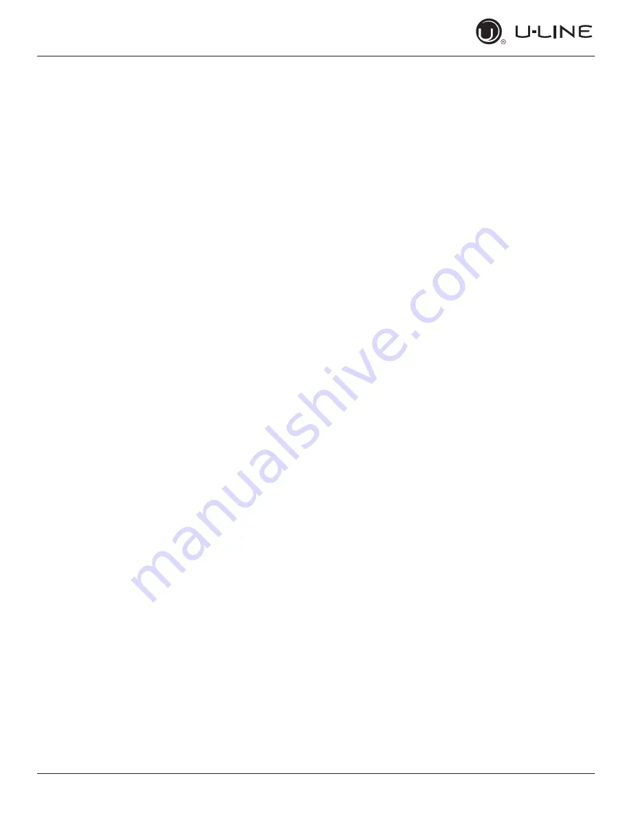 U-Line UHRE124-BS81A User Manual & Service Manual Download Page 45