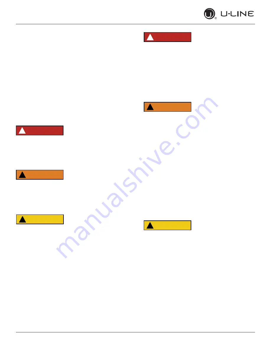 U-Line UHWC024-SG02A Скачать руководство пользователя страница 4