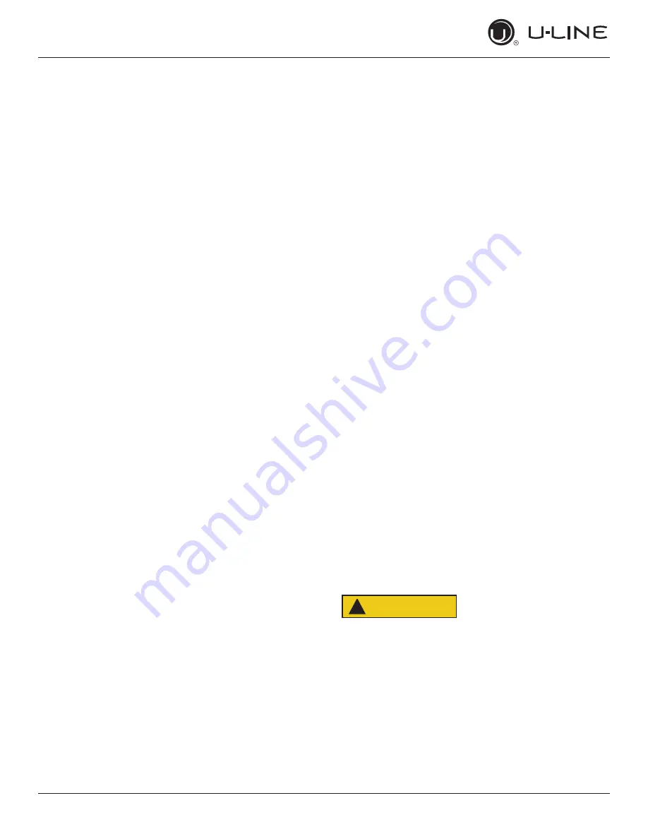 U-Line UHWC024-SG02A Quick Start Manual Download Page 17