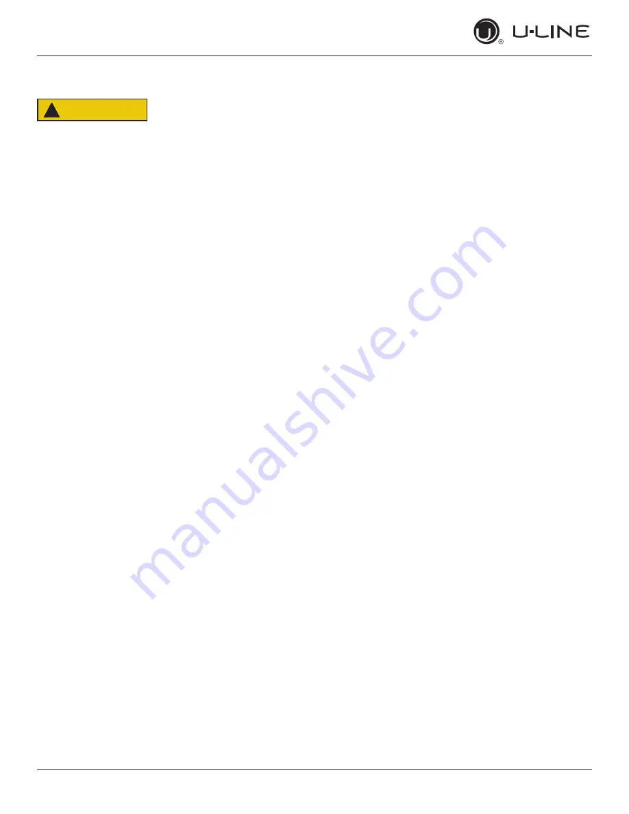 U-Line UHWC518SG01AU User Manual & Service Manual Download Page 38