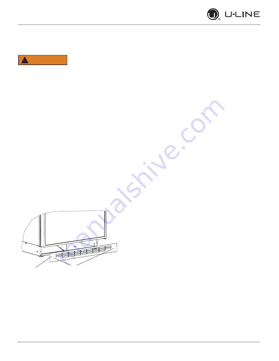 U-Line UOFZ124 User Manual & Service Manual Download Page 12