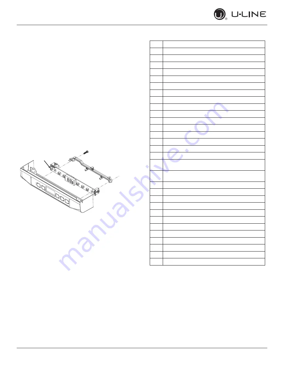 U-Line UOFZ124 User Manual & Service Manual Download Page 37