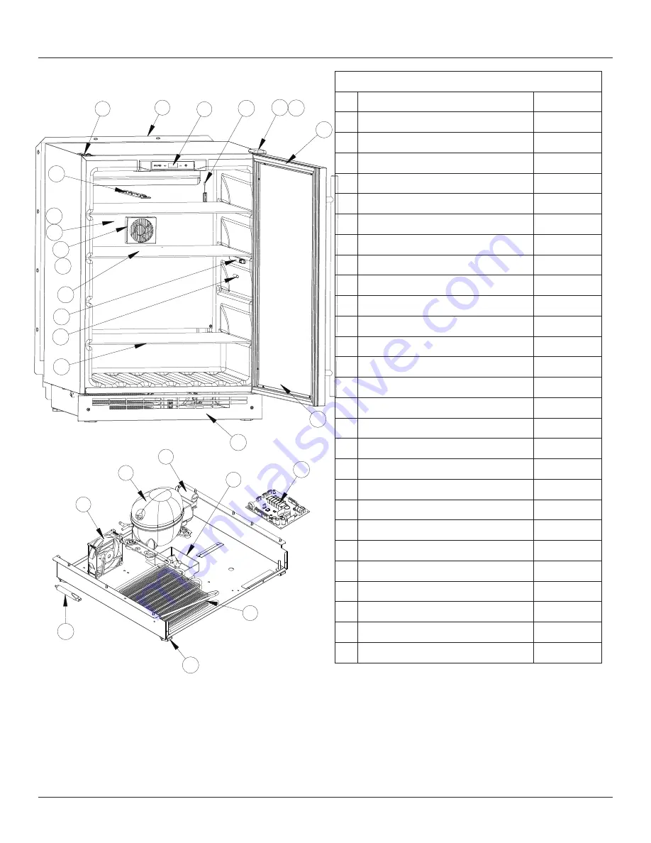 U-Line UORE124-S01A User Manual & Service Manual Download Page 30