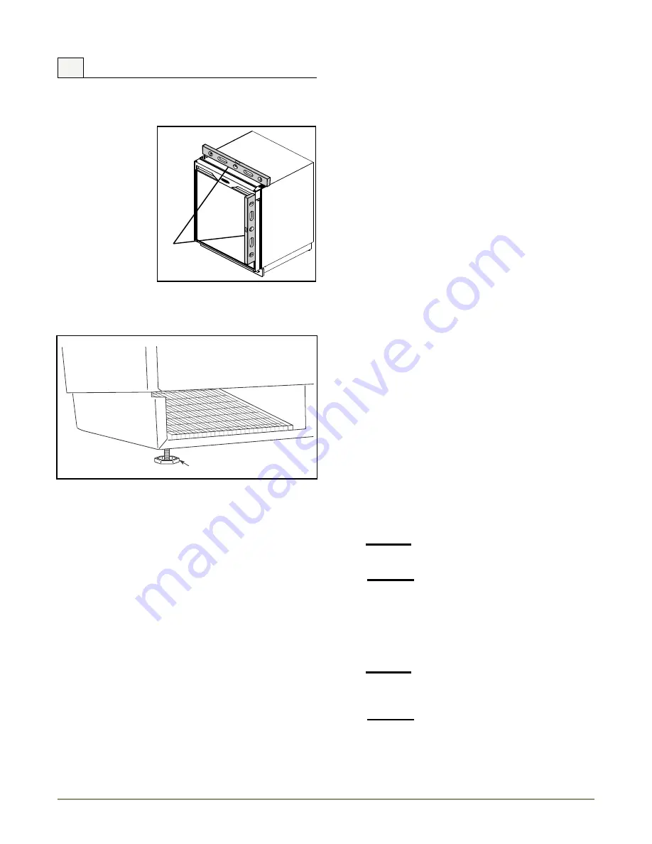 U-Line WINE CAPTAIN 2115R Install Manual Download Page 16