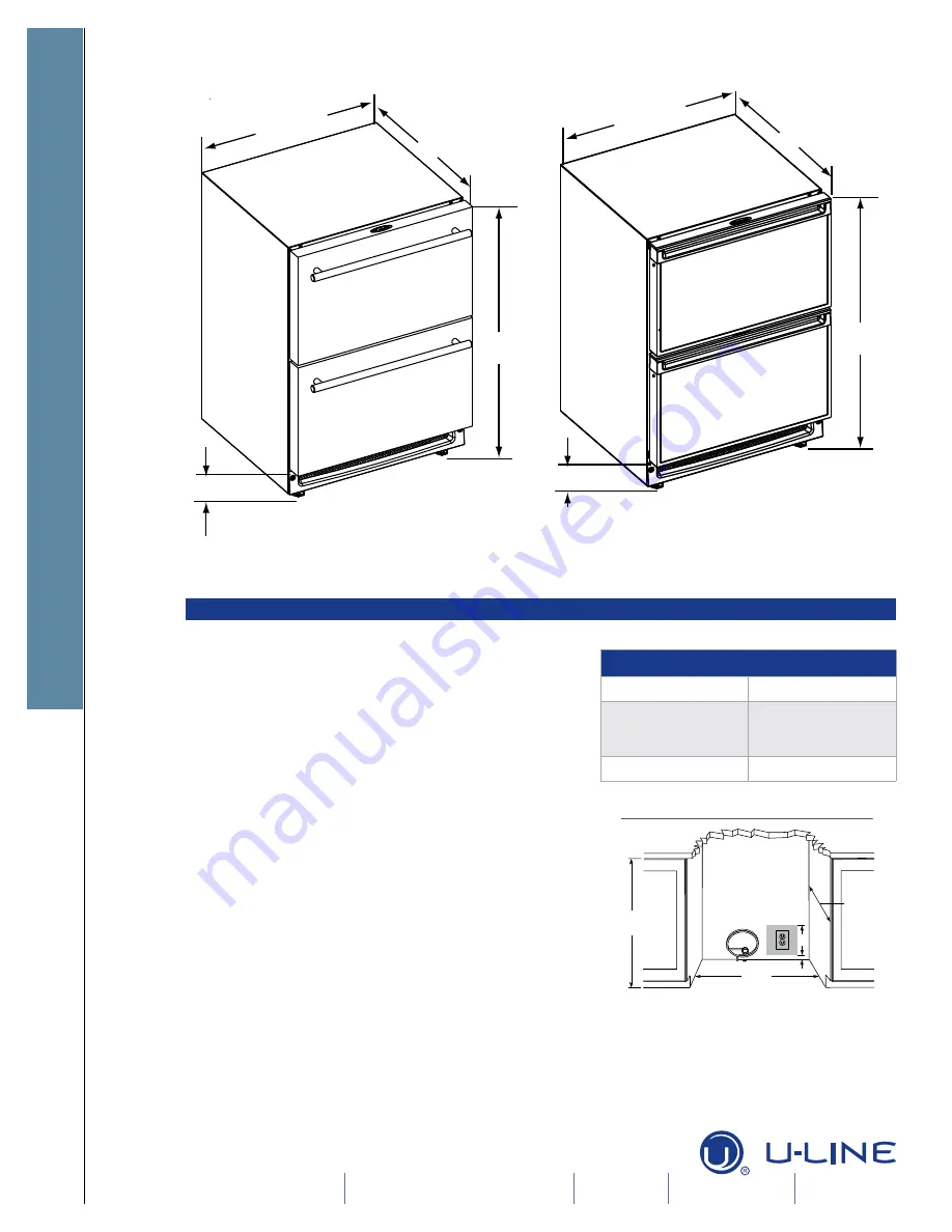 U-Line WINE CAPTAIN 2275DWRCS Features Download Page 2