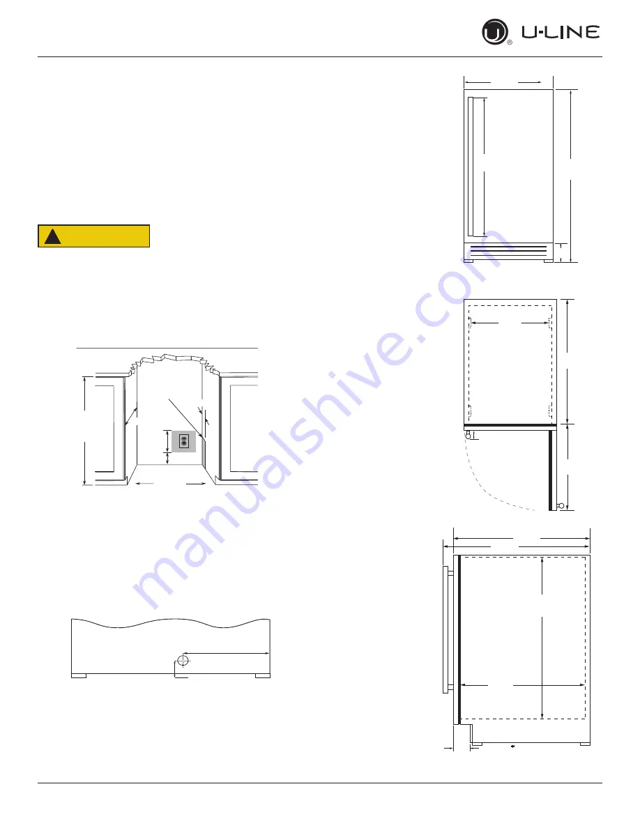 U-Line Wine Captain UHWC518-IG01A User Manual & Service Manual Download Page 8