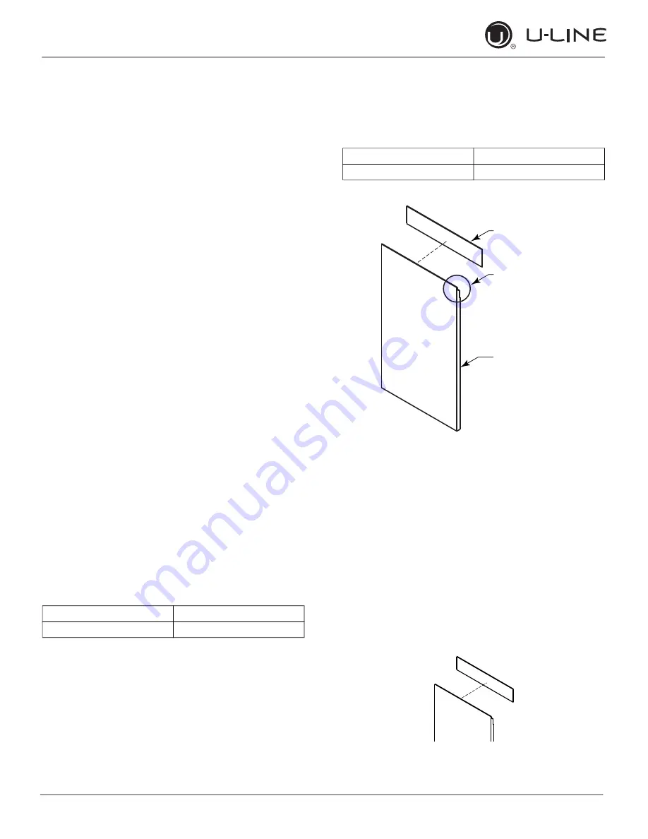 U-Line Wine Captain UHWC524 User Manual & Service Manual Download Page 5