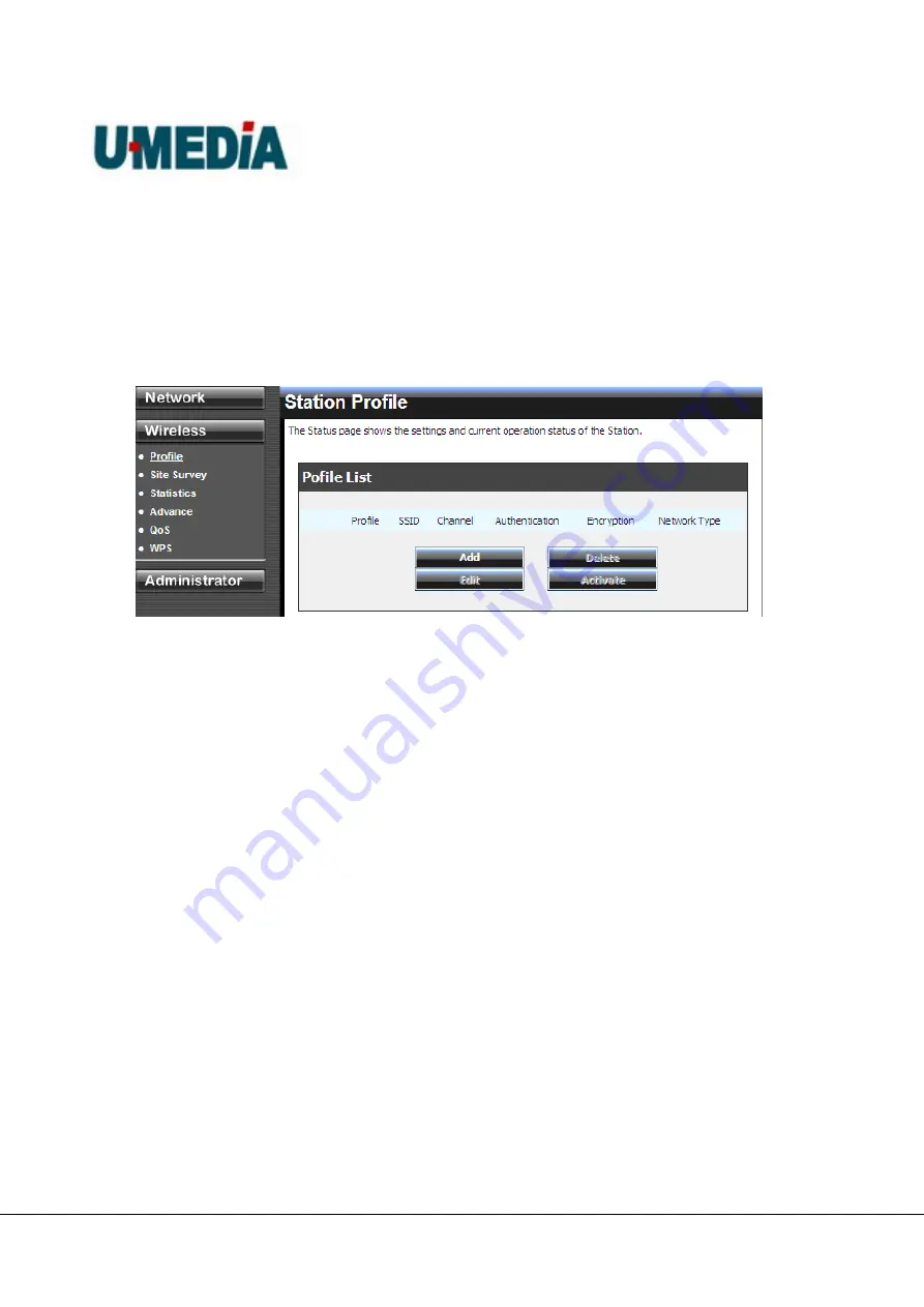 U-Media WST-375L User Manual Download Page 14