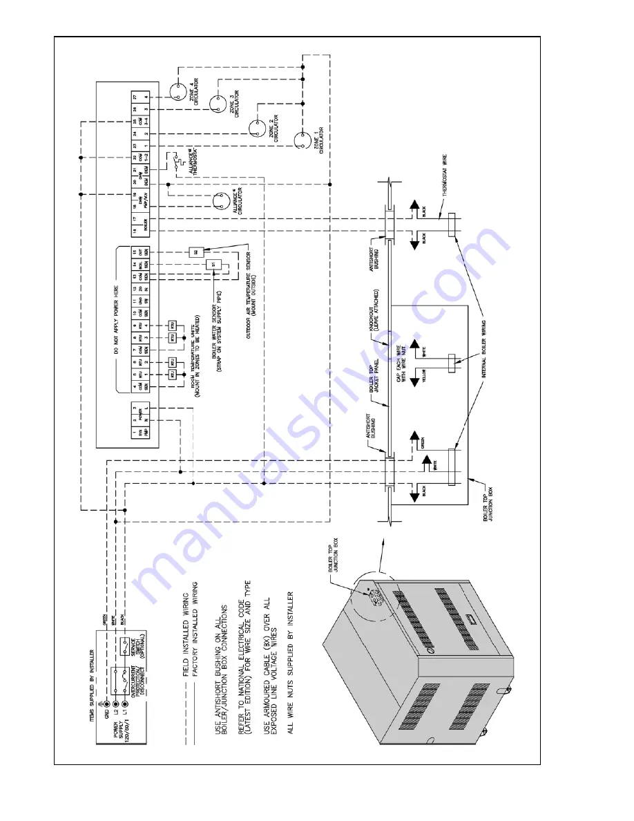 U.S. Boiler Company Burnham Hydronics Revolution RV3 Скачать руководство пользователя страница 62