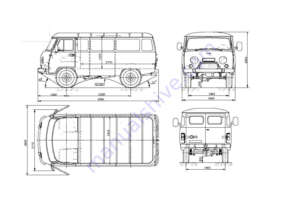 UAZ UAZ-374195 Operating Manual Download Page 4