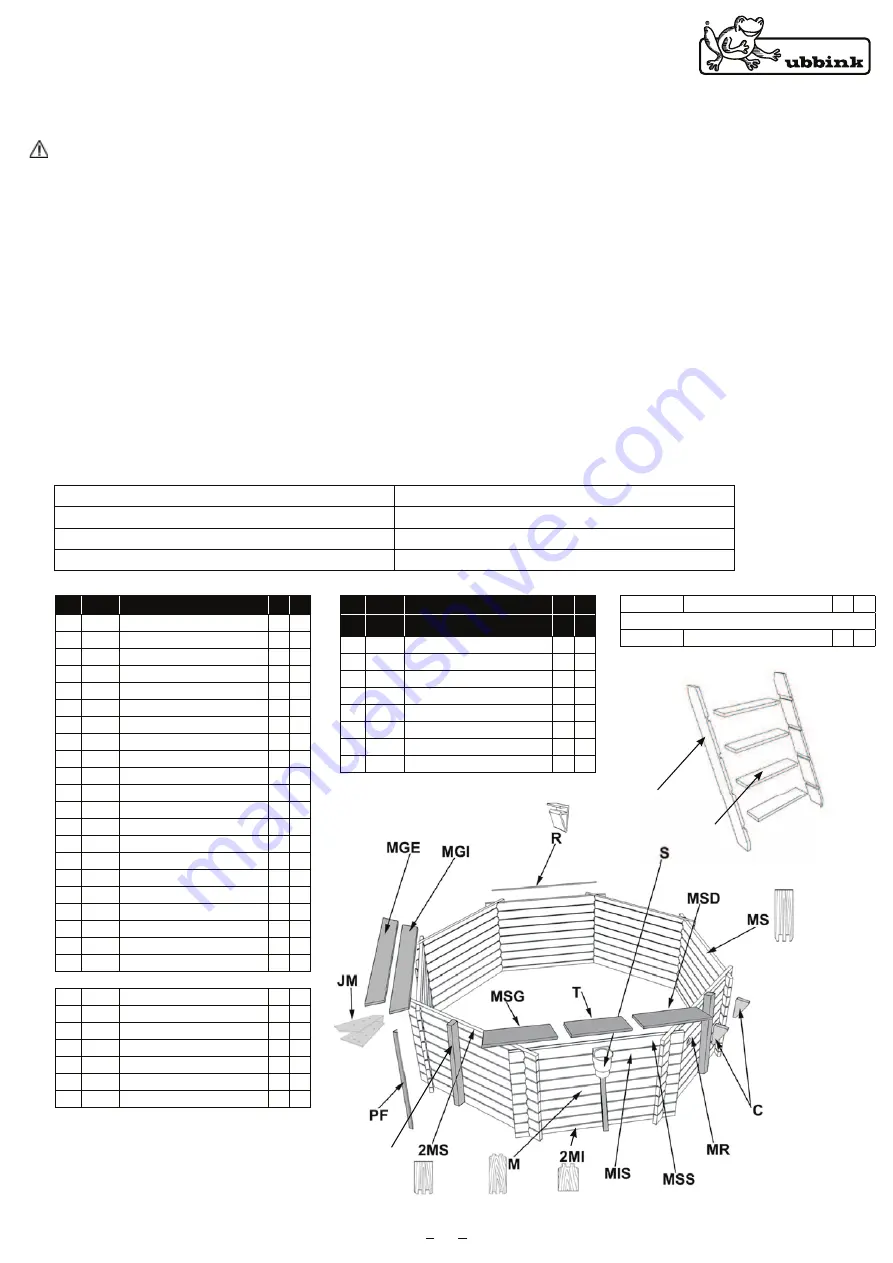 ubbink 430 - H120 cm Скачать руководство пользователя страница 11