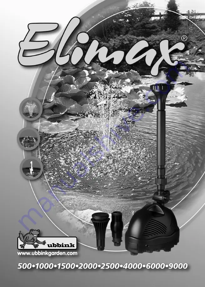 ubbink Elimax Series Instructions For Use Manual Download Page 1