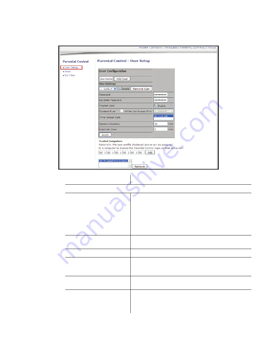 Ubee DDW262.G User Manual Download Page 64