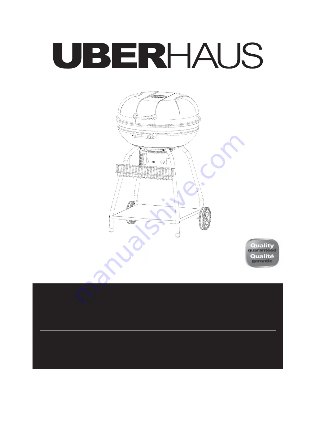 Uberhaus 70005020 Operator'S Manual Download Page 1