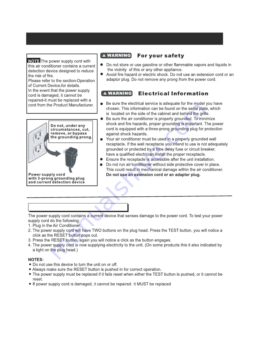 Uberhaus 87795041 Operator'S Manual Download Page 5