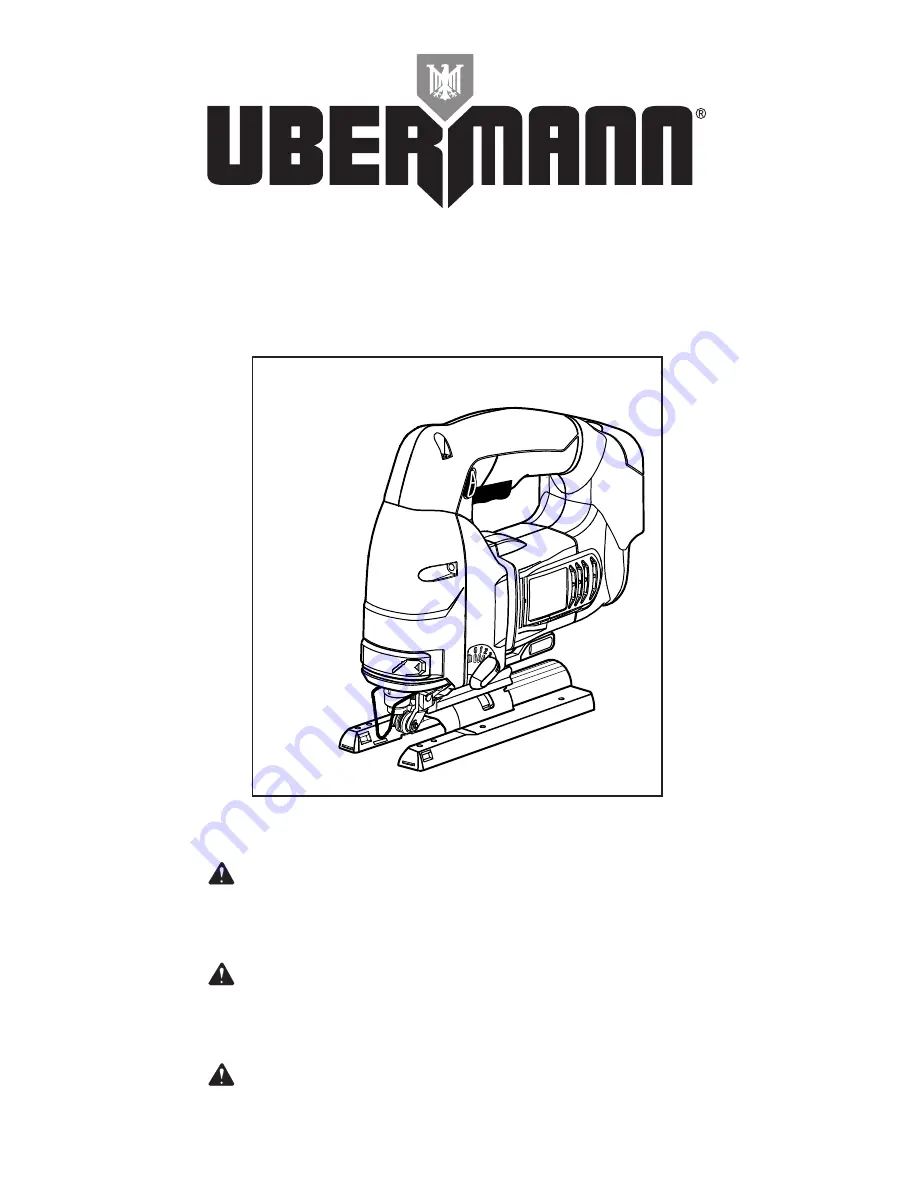 Ubermann UJS04ARG Operator'S Manual Download Page 1