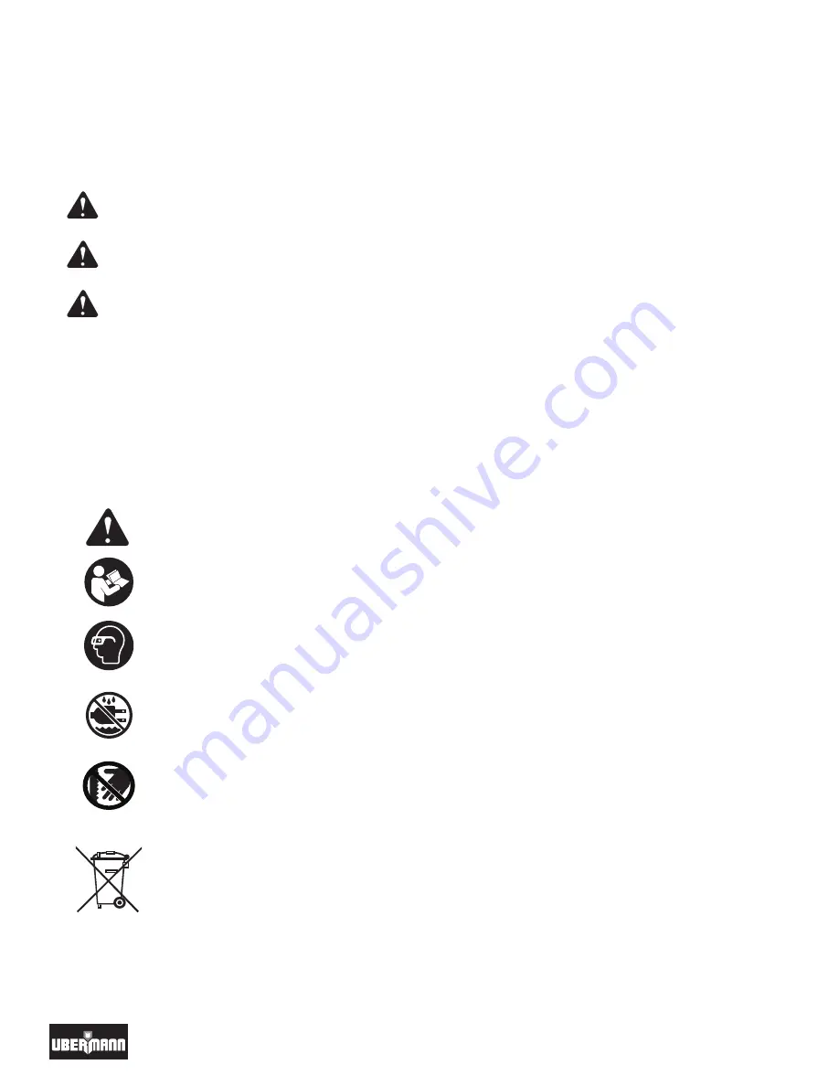 Ubermann UJS04BRA Operator'S Manual Download Page 6