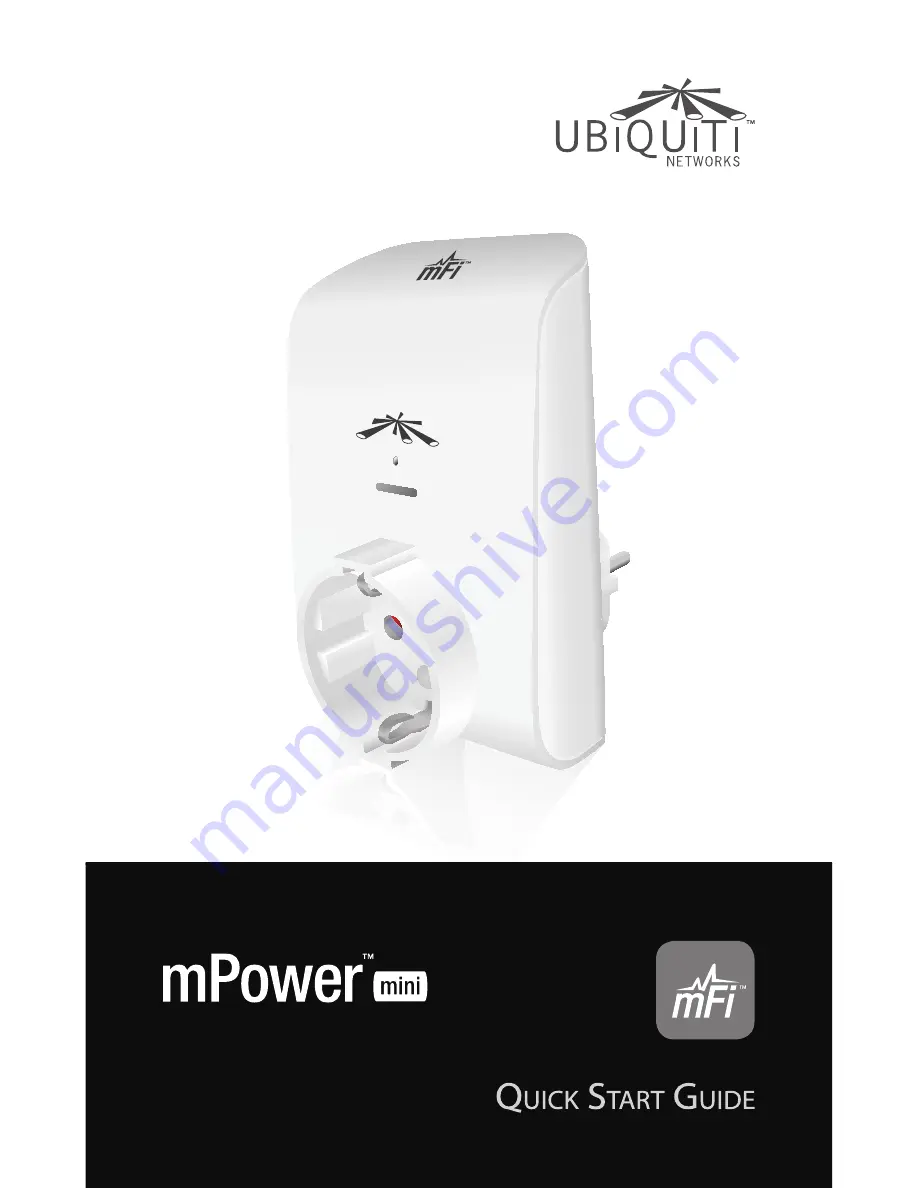 Ubiquiti mPower mini Quick Start Manuals Download Page 1