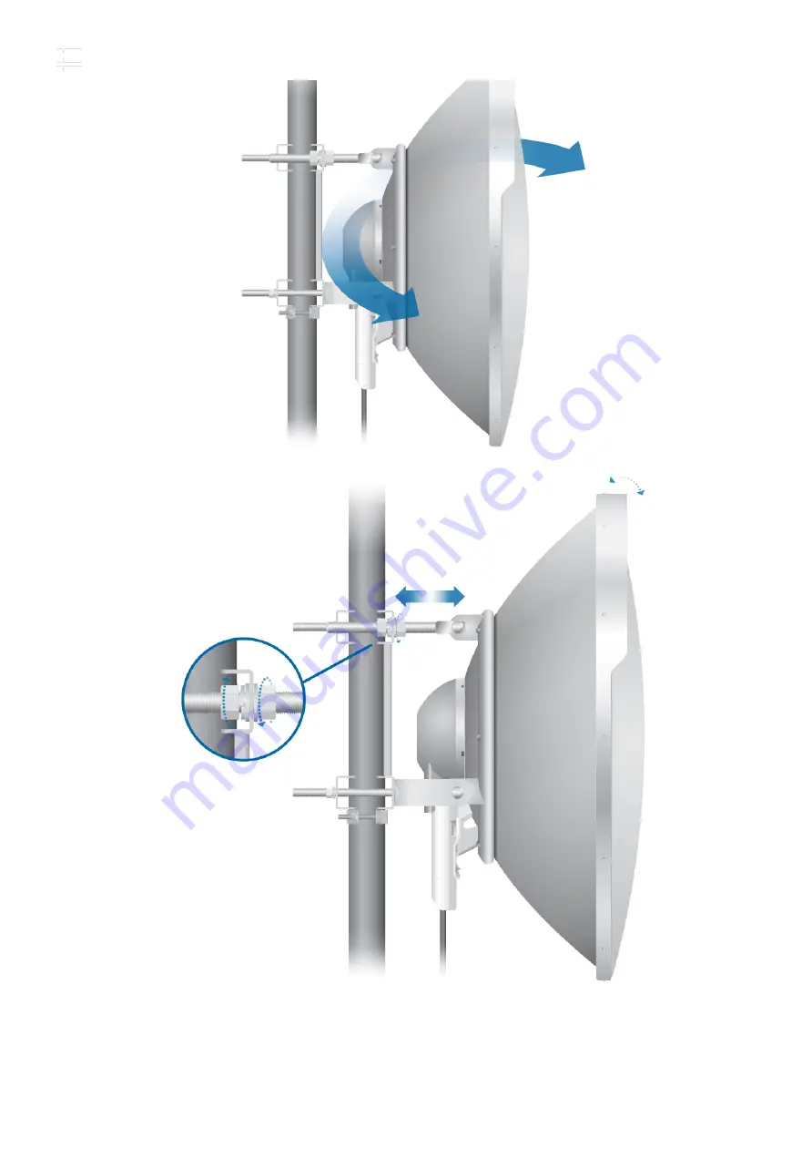 Ubiquiti RocketDish RD-5G31-AC Quick Start Manual Download Page 8