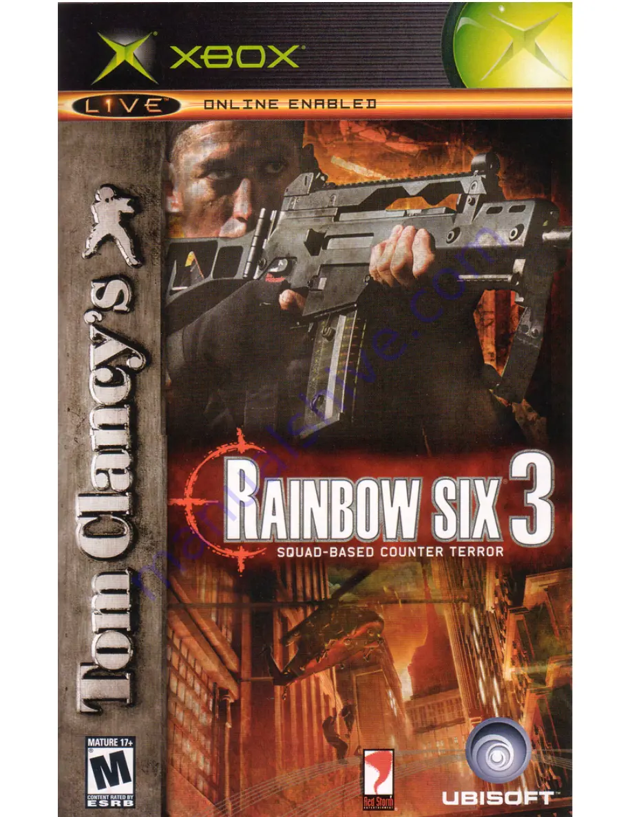 ubisoft TOM CLANCY S-RAINBOW SIX 3-SQUAD-BASED COUNTER TERROR Скачать руководство пользователя страница 1