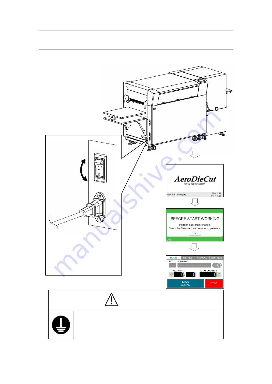 UCHIDA AeroDieCut Operation Manual Download Page 8