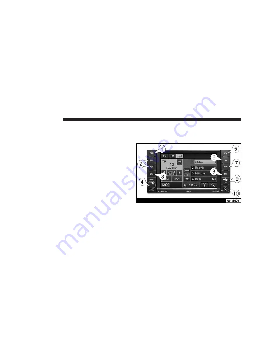 Uconnect 730N Owner'S Manual Supplement Download Page 21