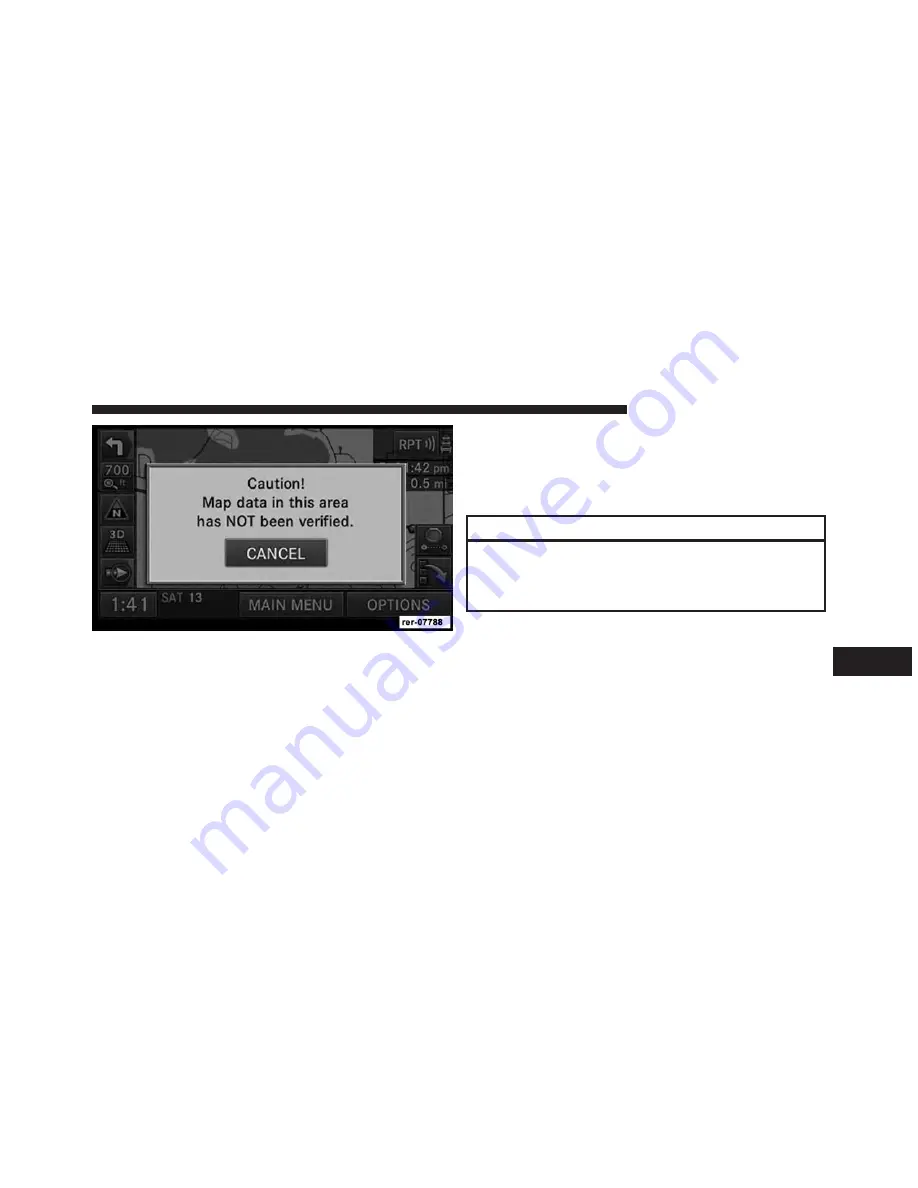 Uconnect 730N Owner'S Manual Supplement Download Page 192