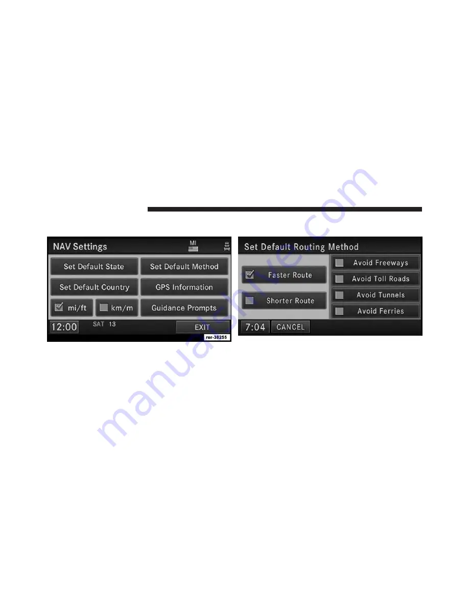 Uconnect 730N Owner'S Manual Supplement Download Page 201