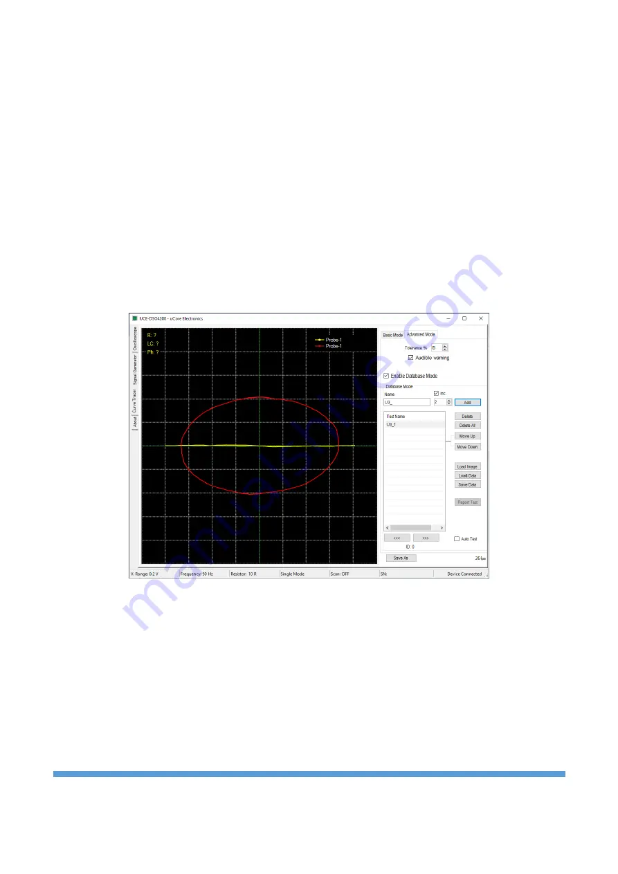 UCORE ELECTRONICS UCE-DSO4200C Скачать руководство пользователя страница 54